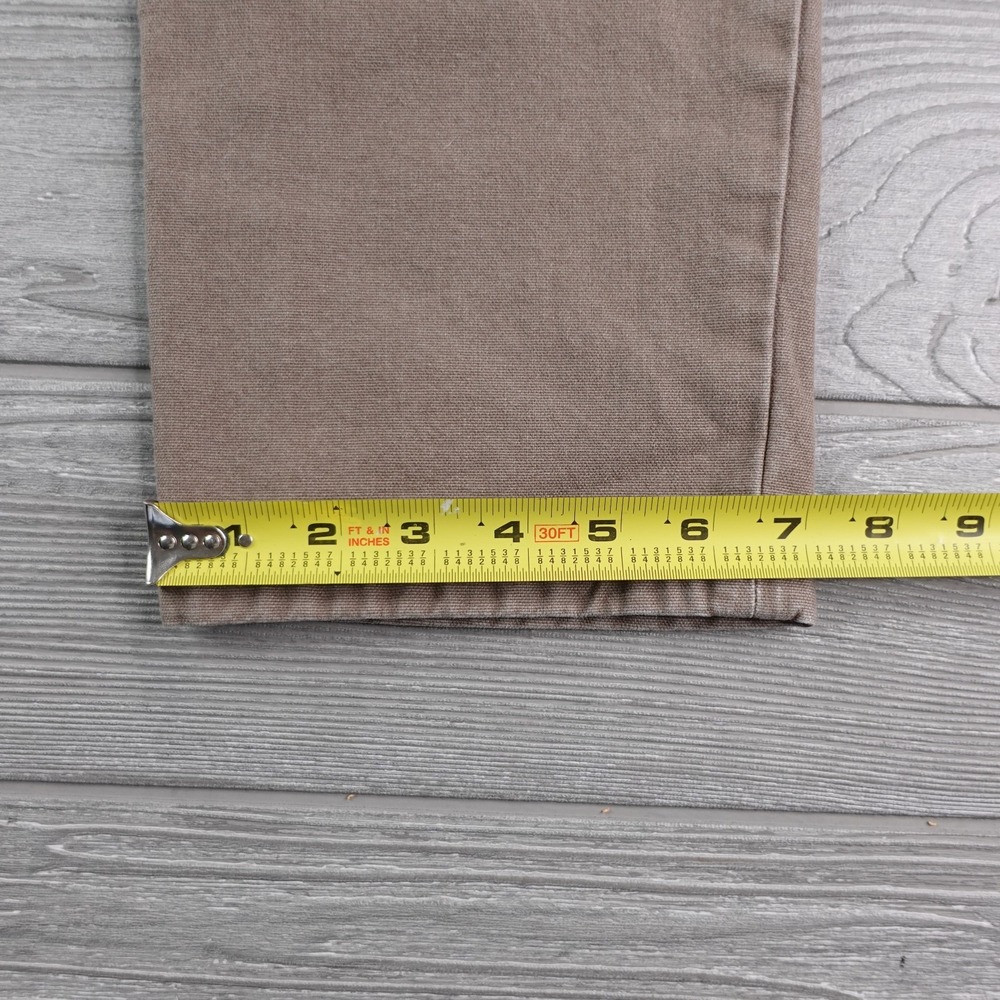 Proof Huckberry Rover Pants Mens 34x32 Slim Fit Brown Stretch Canvas Chino Work - Picture 8 of 8